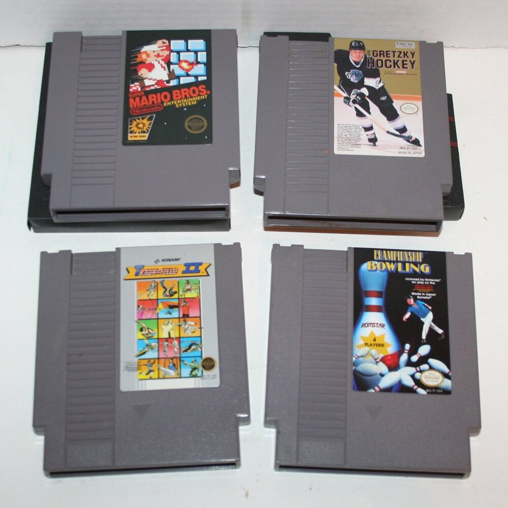 Nintendo Mario Bros/Championship Bowl/Track & Field II/Gretzky Hockey Video Game